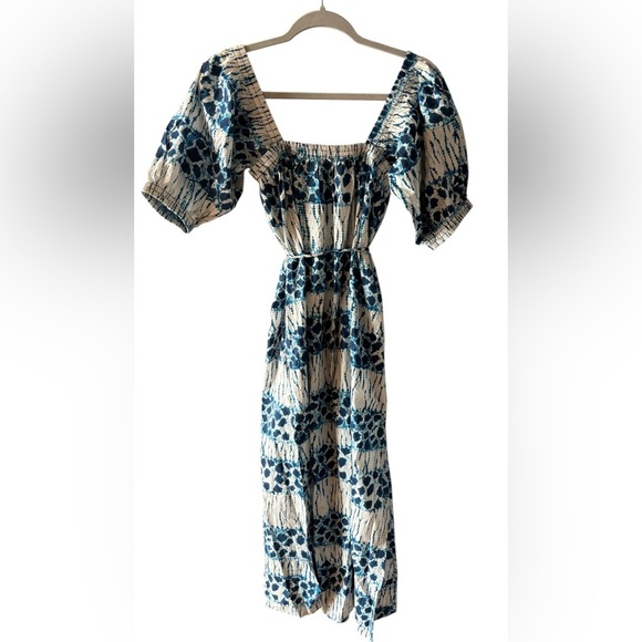 Apiece Apart Gali Shirred Midi Dress- NWOT - Picture 9 of 10